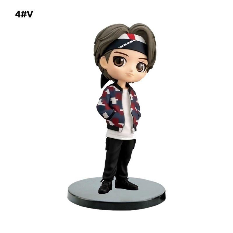 Set 7 mô hình búp bê các thành viên nhóm nhạc BTS 15cm