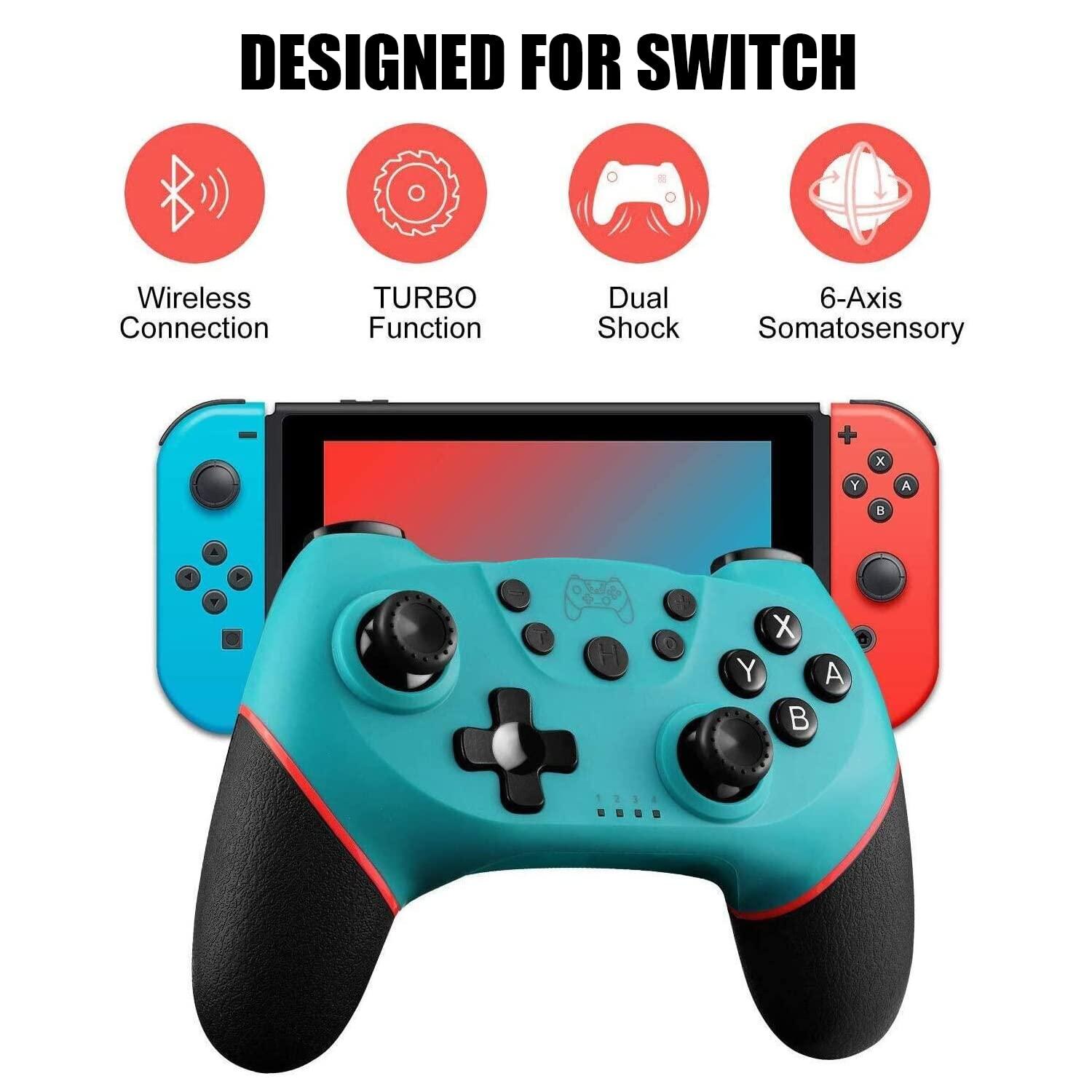 Bộ điều khiển không dây Tương thích với Switch/Switch Lite/Switch OLED Bluetooth