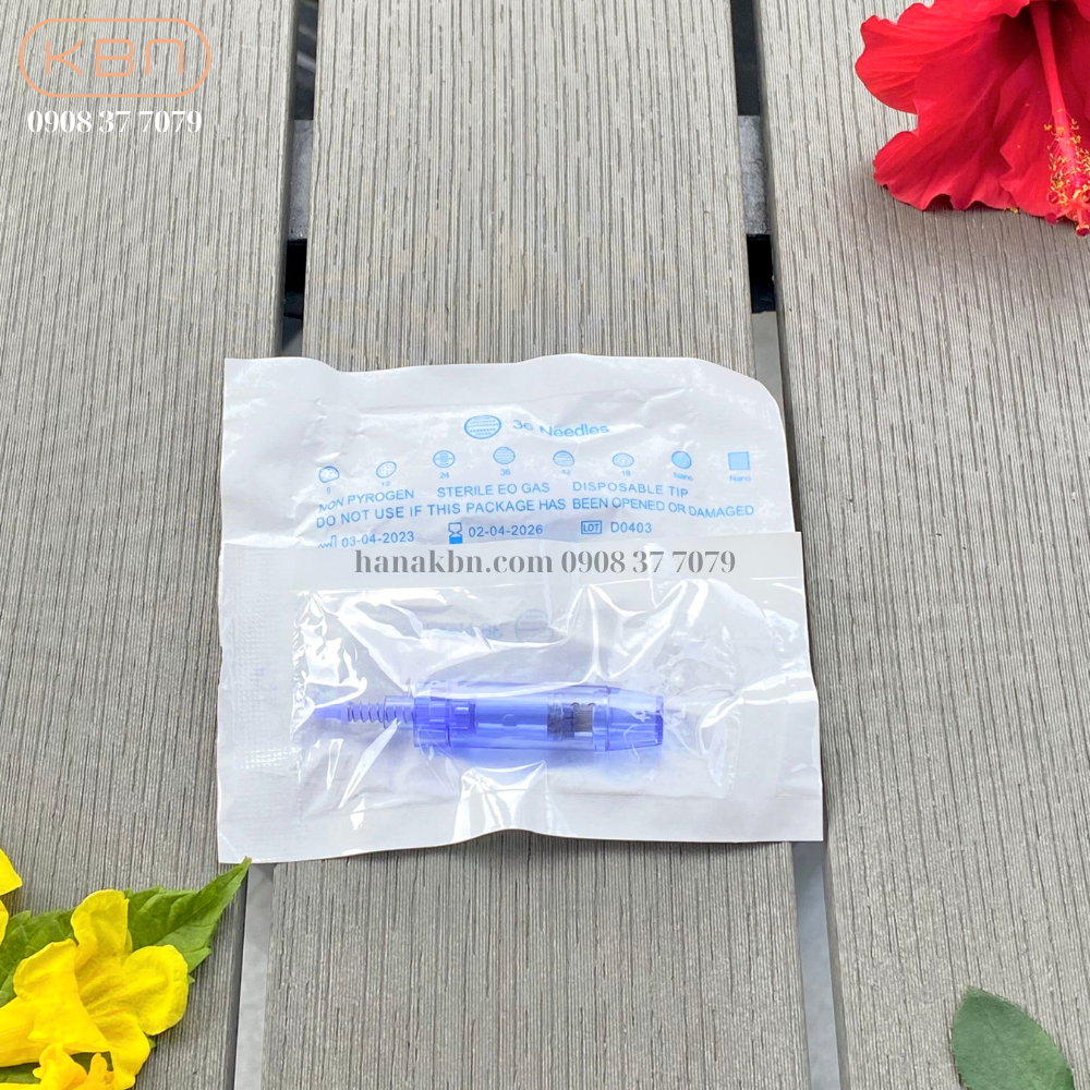 Đầu Kim Nano, 12, 36 Cho Máy phi kim, lăn kim Dr Pen Cấy tinh chất, Mụn, Nám, Sẹo rỗ