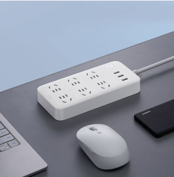 Ổ Cắm Điện Đa Năng Tích Hợp 3 Cổng USB Xiaomi - hàng chính hãng
