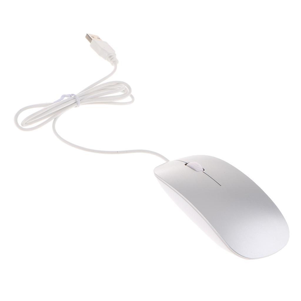 Thin Slim USB Optical Mouse for PC Laptop Windows -