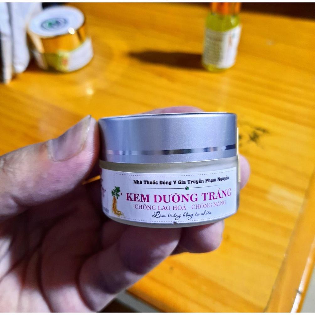 Bộ kem dưỡng trăng, xóa nám tàn nhang và serum cốt sâm đông y gia truyền phạm nguyễn