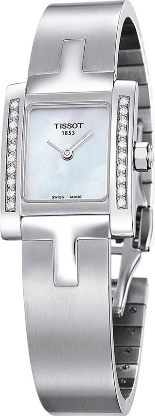 Đồng Hồ Nữ Dây Thép Không Gỉ Tissot T62.1.195.80 (19.5 x 19.7 mm) - Xà Cừ