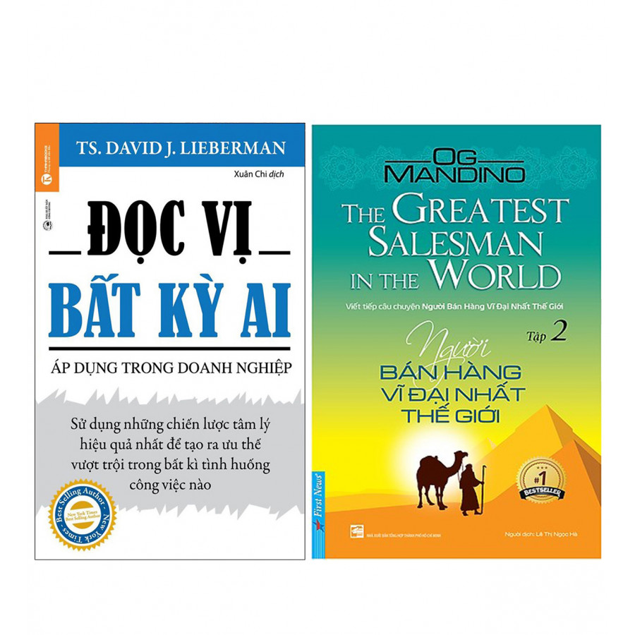 Combo  Người Bán Hàng Vĩ Đại Nhất Thế Giới (Tập 2) +  Đọc Vị Bất Kỳ Ai - Áp Dụng Trong Doanh Nghiệp