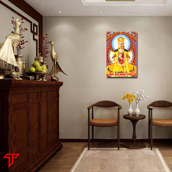 Tranh phật adida, quan âm bồ tát trang trí, Tranh Phật Giáo Hình Phật 3009