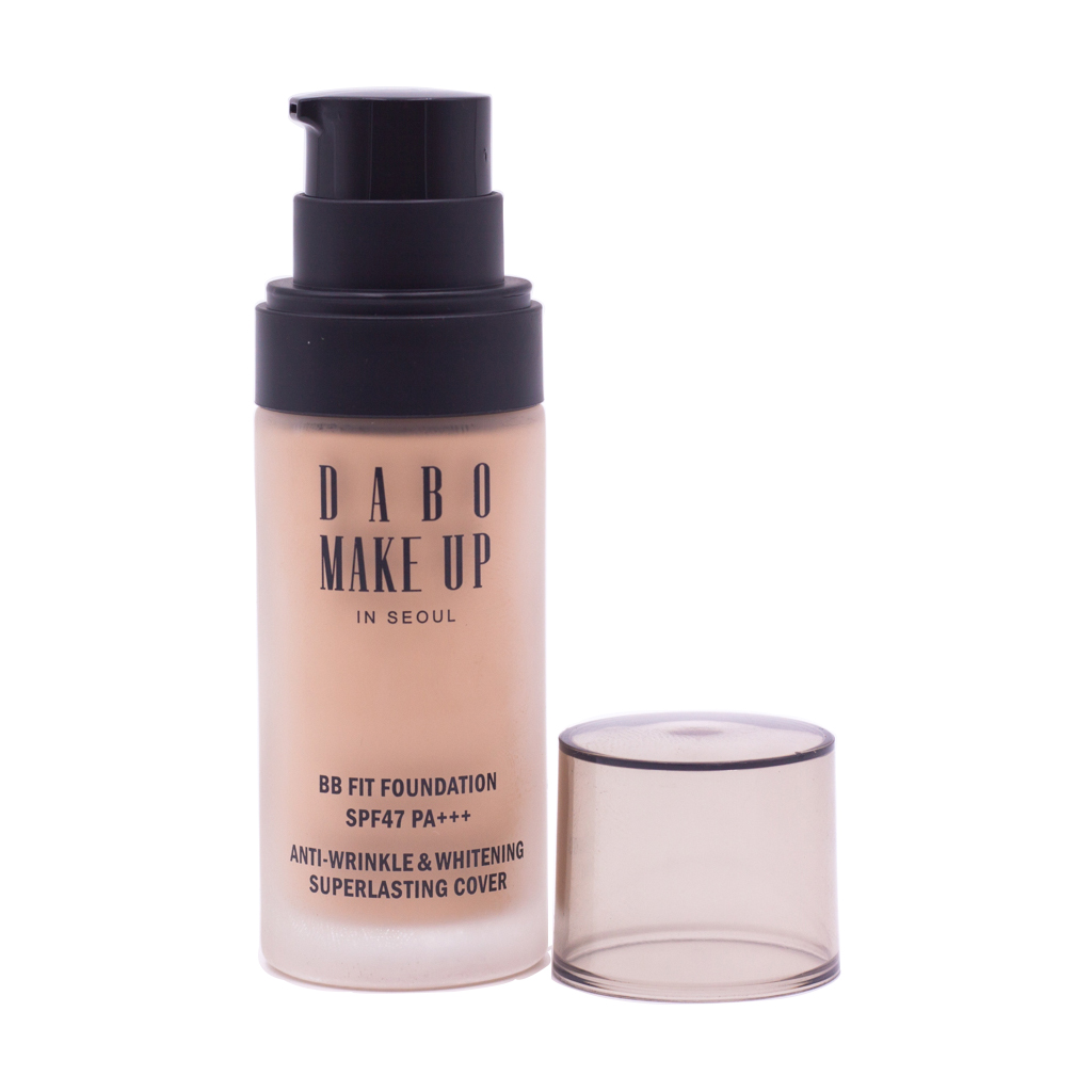 Combo Kem nền trang điểm cho mọi loại da cao cấp Hàn Quốc Dabo Make Up BB Fit Foundation (30ml)  + tặng  Cọ tán kem nền cao cấp Hàn Quốc Mira Aroma.