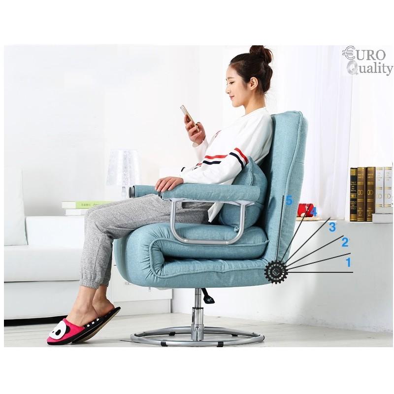 Ghế văn phòng kiêm giường nghỉ êm ái 2 in 1 Euro Quality