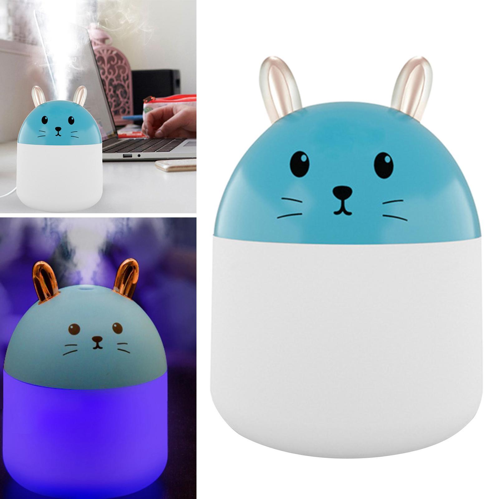 Wireless Humidifier Micro USB W/ 250ml Water Tank w/ Cotton Filter Sticks