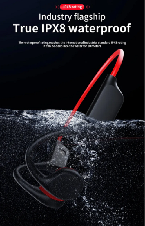 Tai Nghe Bluetooth Không Dây Bơi Thể Thao 6-10h PeakslRoy️ Swimming IPX8 32Gb