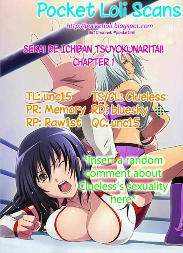 sekai de ichiban tsuyokunaritai! chapter 1 1