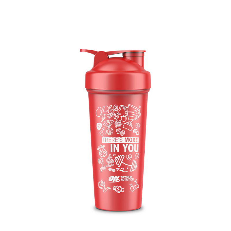 (Quà tặng không bán) Bình lắc shaker cup Optimum Nutrition Shaker (giao màu ngẫu nhiên)