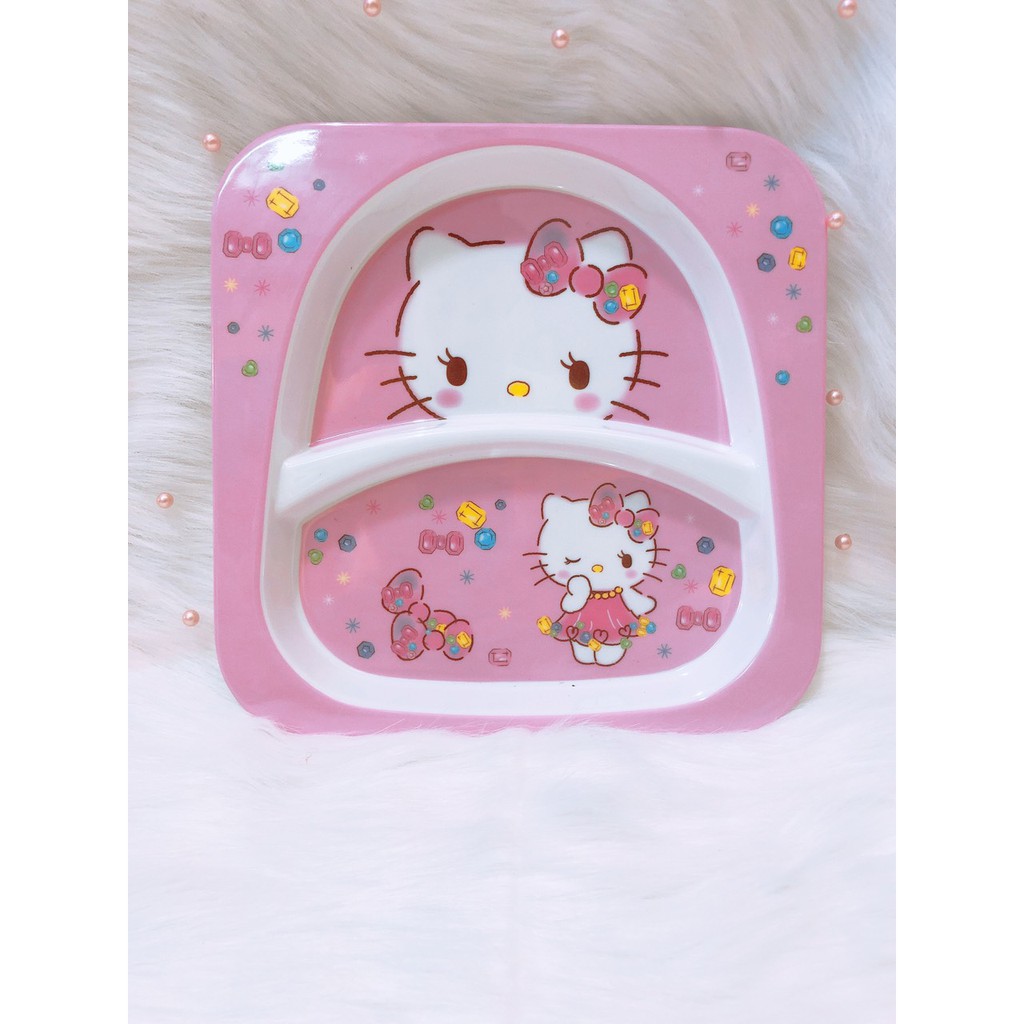 Khay ăn hình mèo Kitty