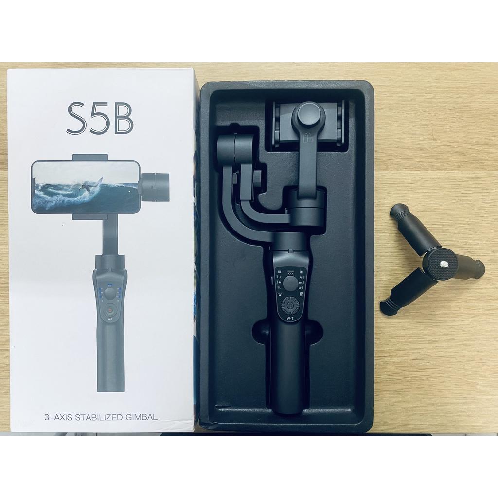 ̣̆  ́ ̀Gậy chống rung gimbal cho điện thoại - Gimbal S5B 3-Axis đa chế độ quay phim - chụp ảnh - Vlog