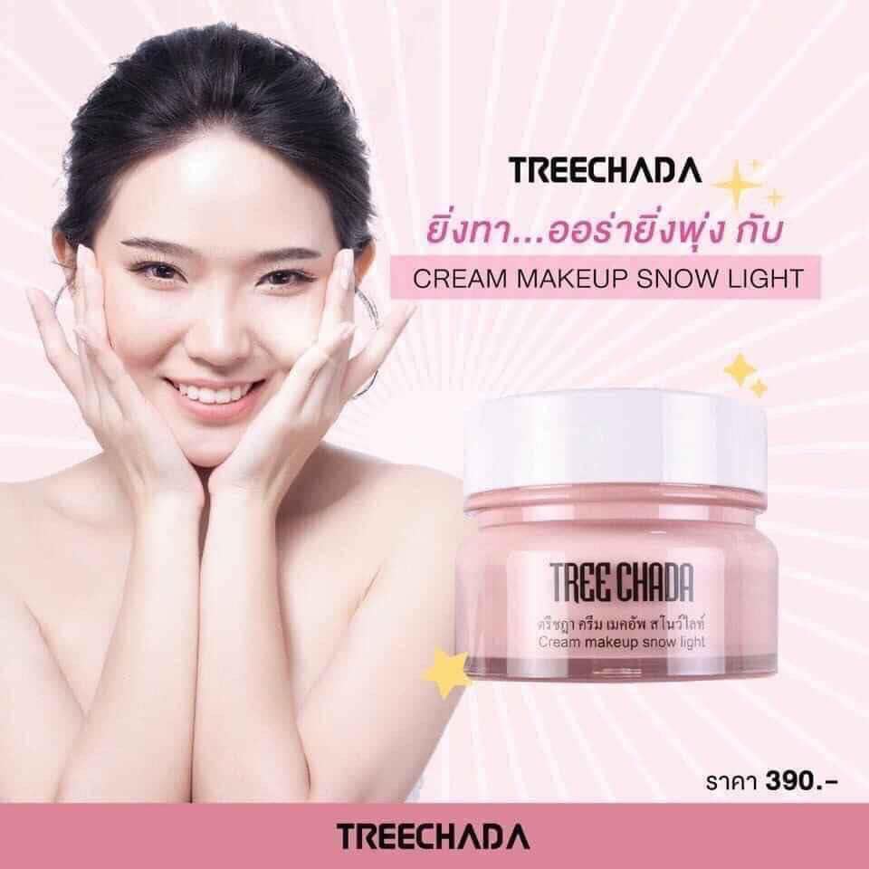 Kem MakeUp 3in1 Treechada Thái Lan Kem nền trang điểm Chống Nắng TreeChada