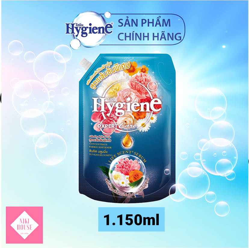 NEW [SIÊU THƠM - MỀM] Nước xả vải Đậm Đặc Thái Lan HYGIENE 1.150ml (túi)