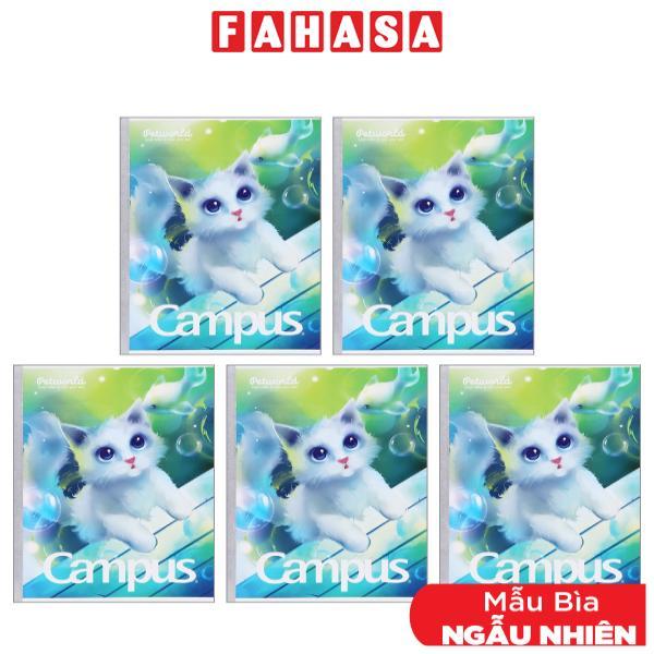 Combo 5 Tập Pet World - 4 Ô Ly 96 Trang ĐL 70g/m2 - Campus NB-APEW96 (Mẫu Màu Giao Ngẫu Nhiên)