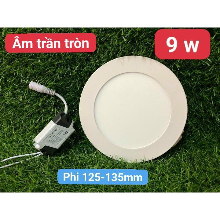 Đèn Âm Trần 9W Siêu Mỏng Lỗ Khoét 13cm