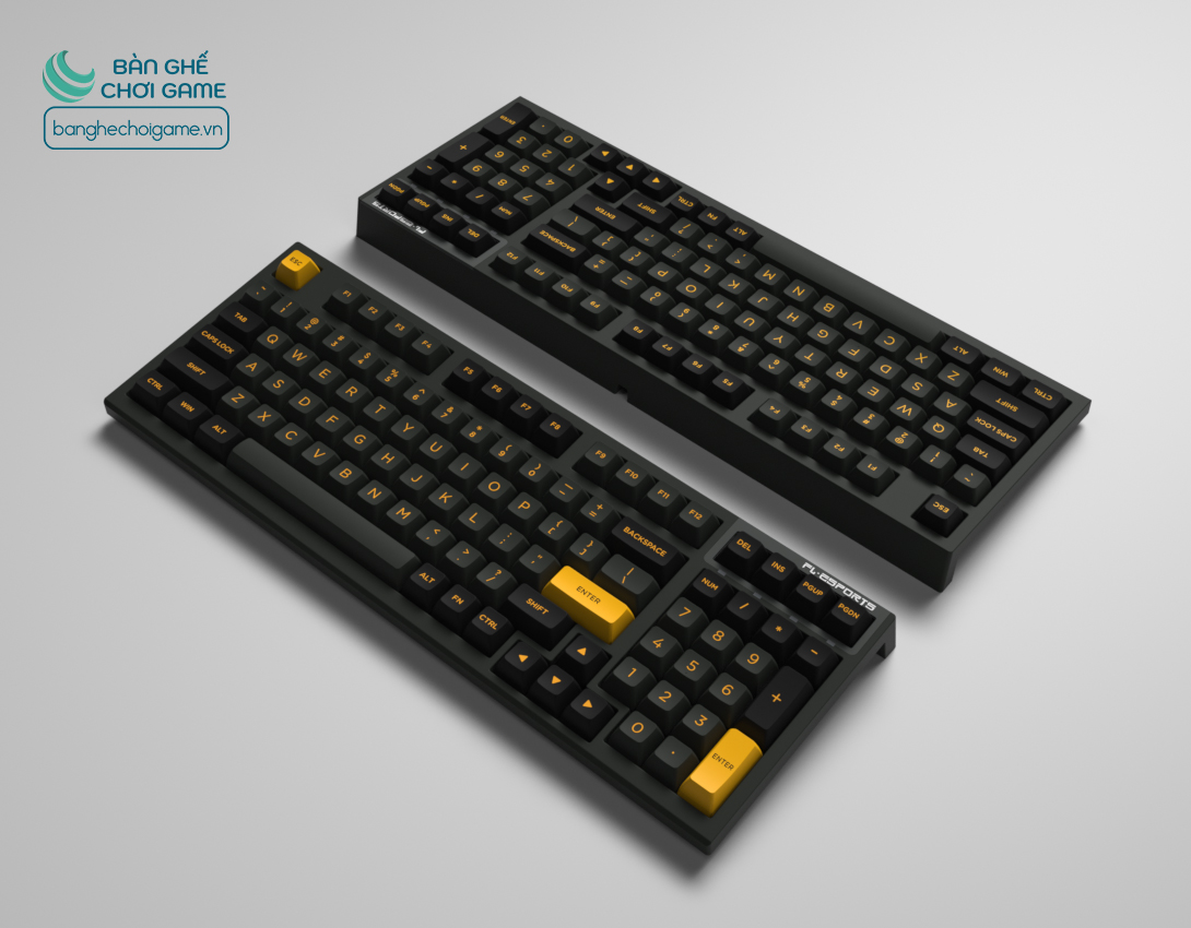 Bàn phím cơ không dây FL-Esport FL980CPM Polar Night /FSA Keycap/FLCMMK Switch - Hàng chính hãng