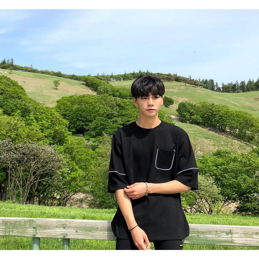 Áo THUN NAM TAY LỠ STEE THE LINE Trùm Unisex
