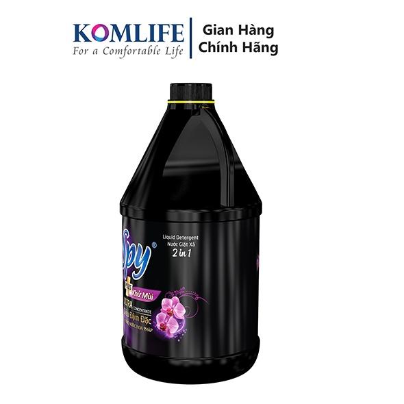 Nước giặt xả SPY Ultra Clean Plus can 3,6 kg 2 trong 1 Sạch sâu, Thơm lâu, Diệt khuẩn