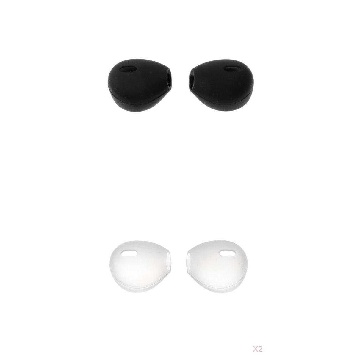 3 Pair Silicone Earbuds  Caps Compatible for  Black