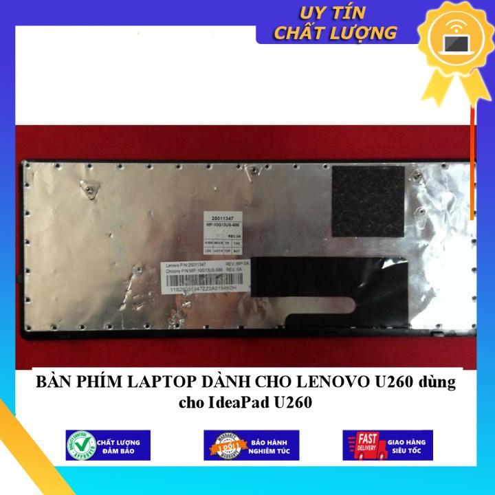 BÀN PHÍM LAPTOP dùng cho LENOVO U260 dùng cho IdeaPad U260 - Hàng chính hãng  MIKEY1807