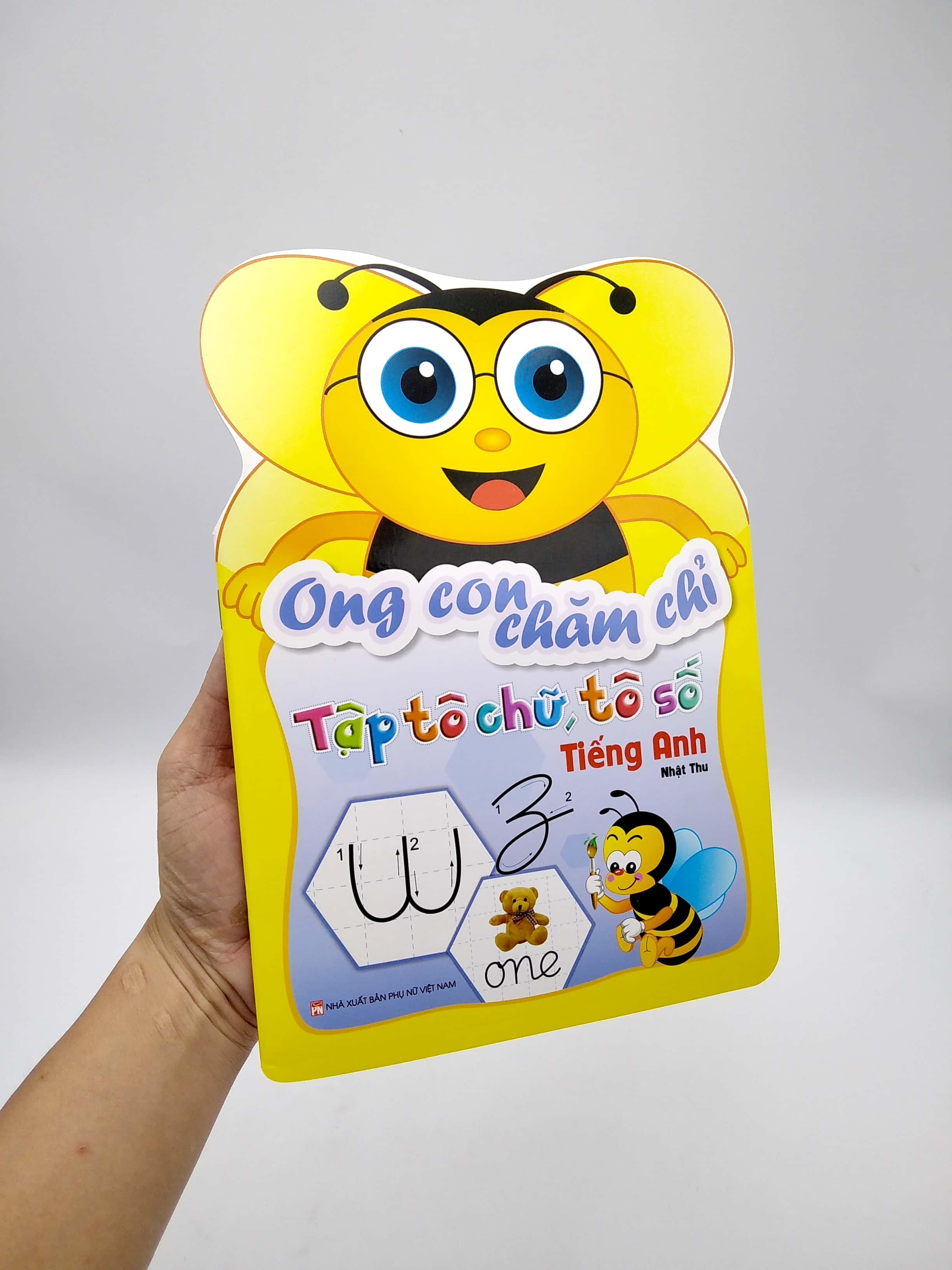 Ong Con Chăm Chỉ - Tập Tô Chữ, Tô Số Tiếng Anh