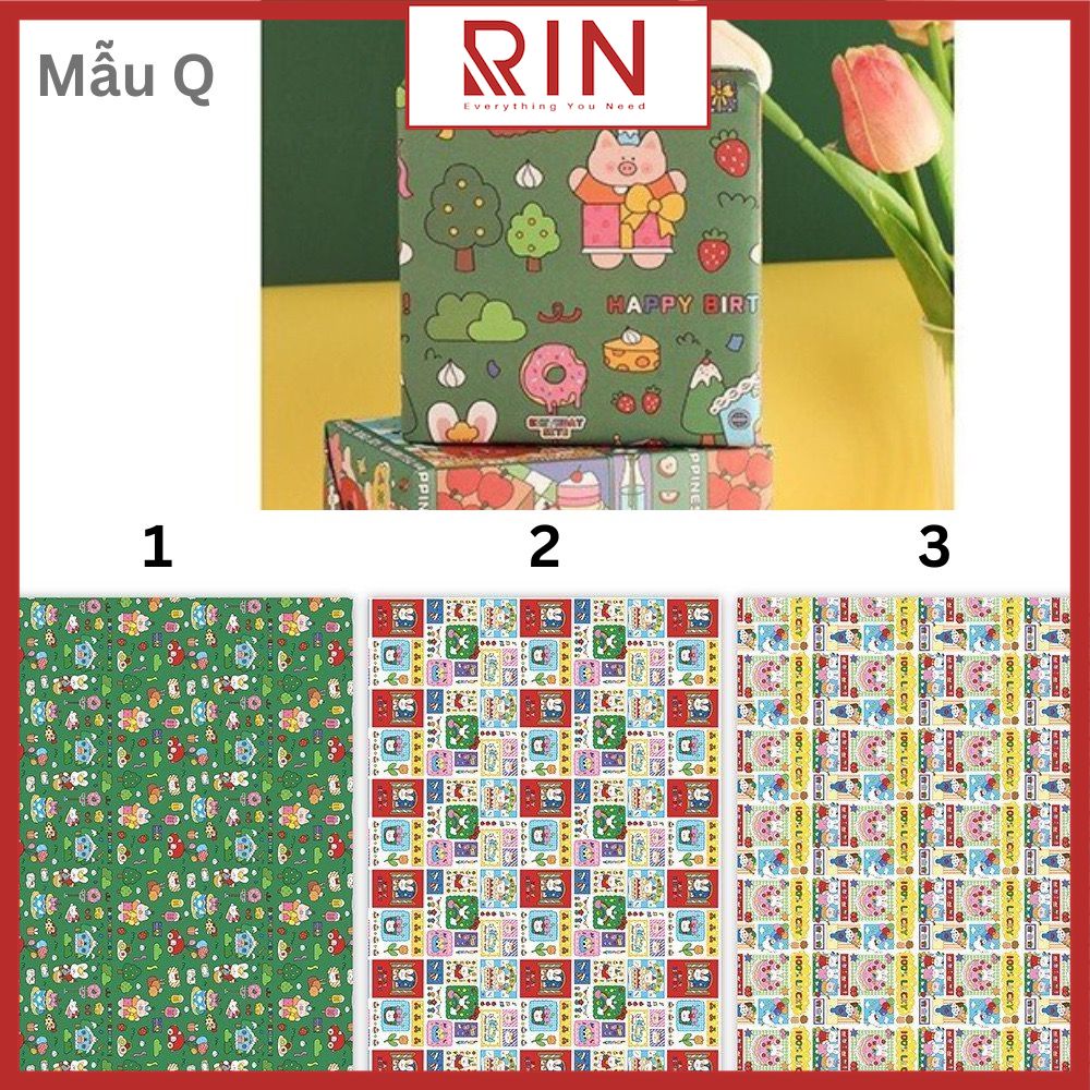 Giấy gói quà / giấy quà tặng/ giấy bao tập cao cấp