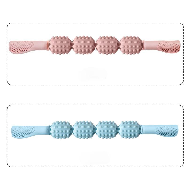 4 Bánh Tập Yoga Massage Dính Chùy Con Lăn Stovepipe Hiện Vật Thể Hình Con Lăn Chân Thư Giãn Cơ Bắp Chân Thiết Bị Tập Gym Cho Gia Đình