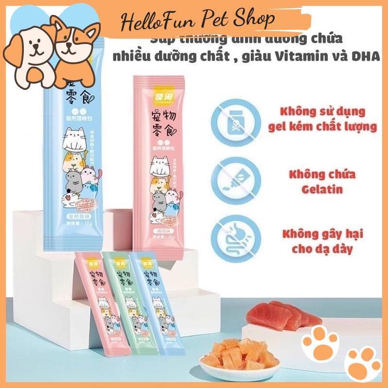 Súp thưởng Shizuka cho mèo 15gr - 3 vị