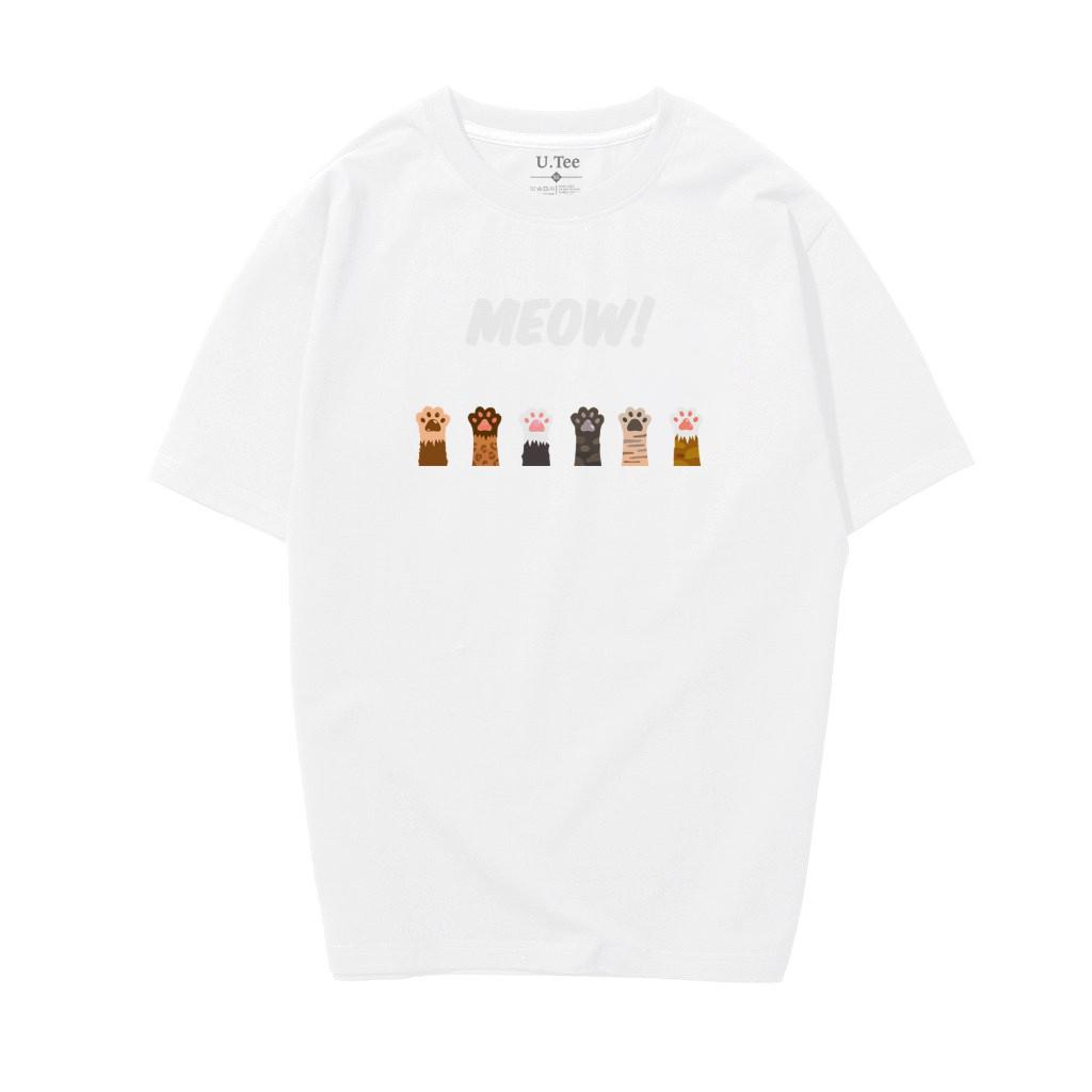 Áo Thun MEOW MEOW Chất Cotton 100% Form Rộng Hình In Chuẩn Với Công Nghệ Hiện Đại Nhất Nhật Bản