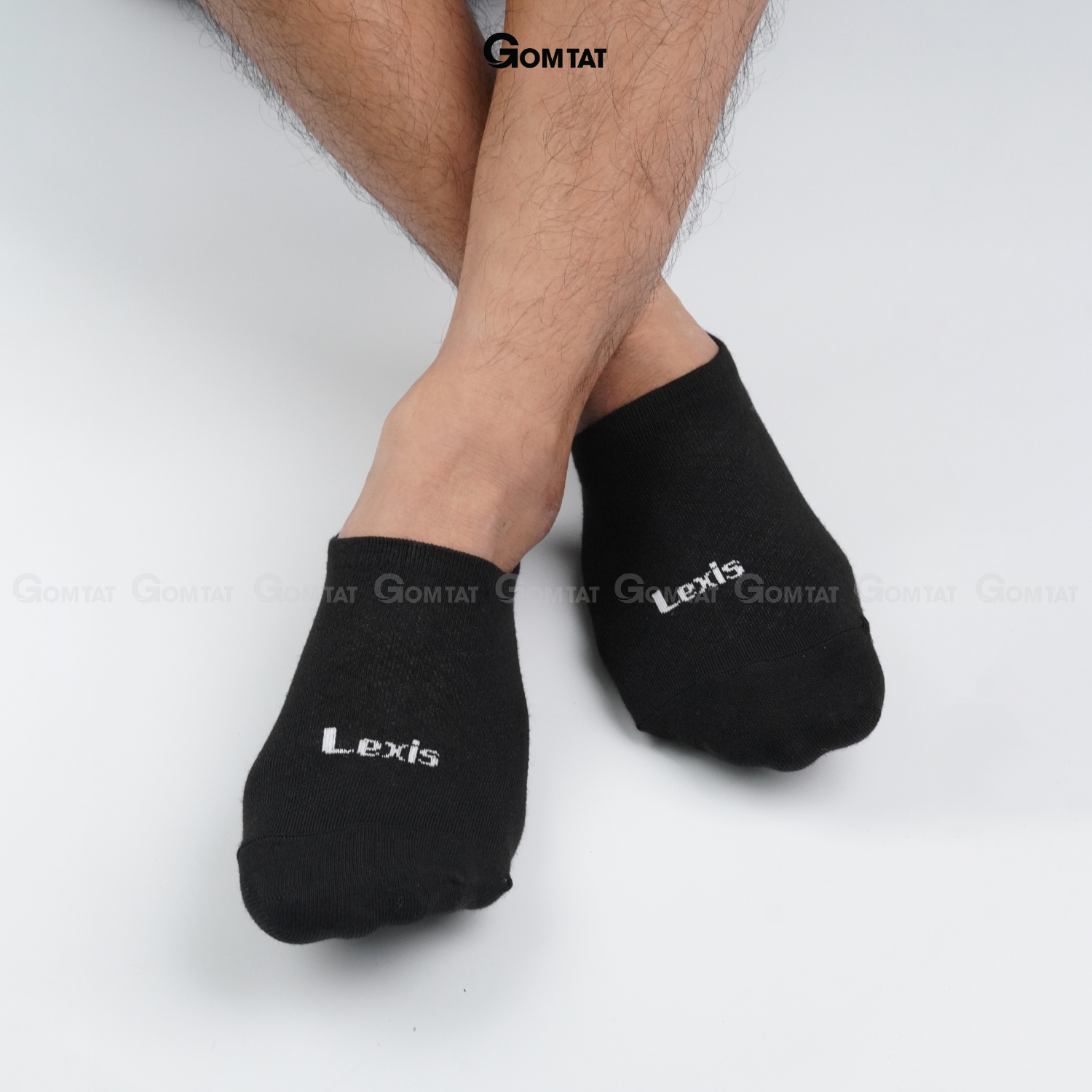 Set 10 Tất lười nam LUXIS chất liệu cotton cao cấp, thoáng mát, phủ nano bạc khử mùi kháng khuẩn - LUXIS-S08-CB10