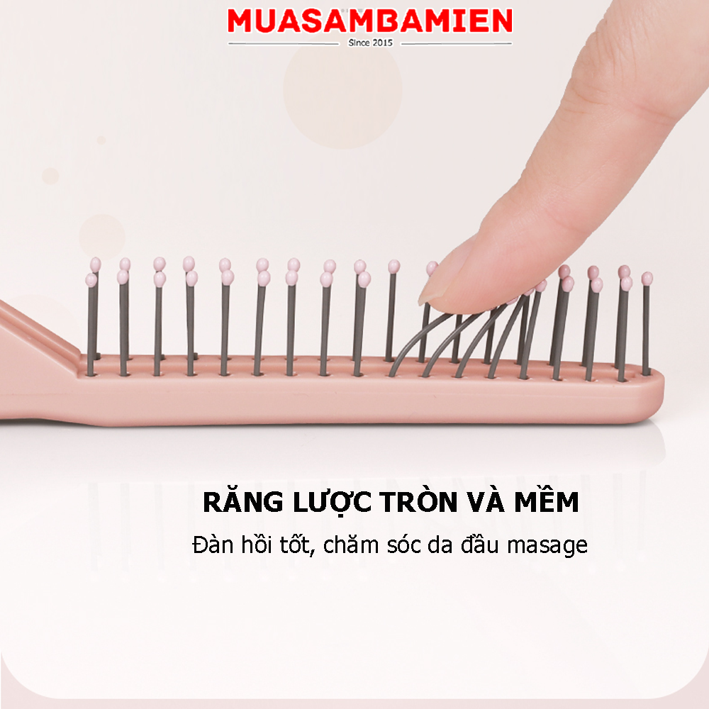 Lược chải tóc mini gấp gọn tiện lợi cao cấp Hair Style, lược gấp mini bỏ túi cao cấp