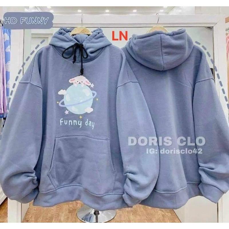 Áo hoodie 3D cừu Funny day DA6