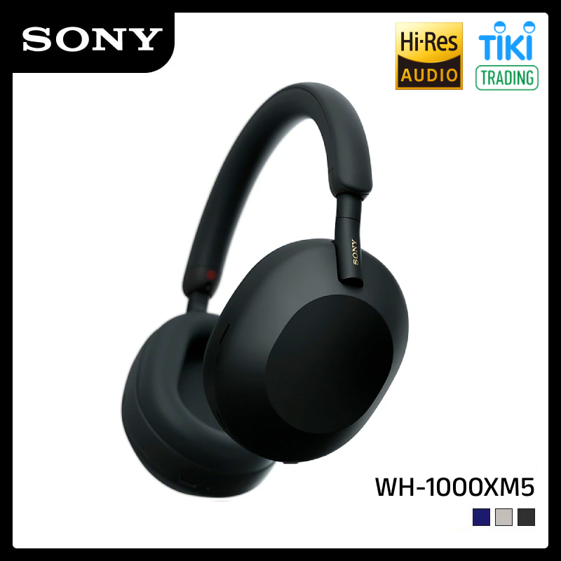 Hình ảnh Tai Nghe Bluetooth Chụp Tai Sony WH-1000XM5 Hi-Res Noise Canceling - Hàng Chính Hãng