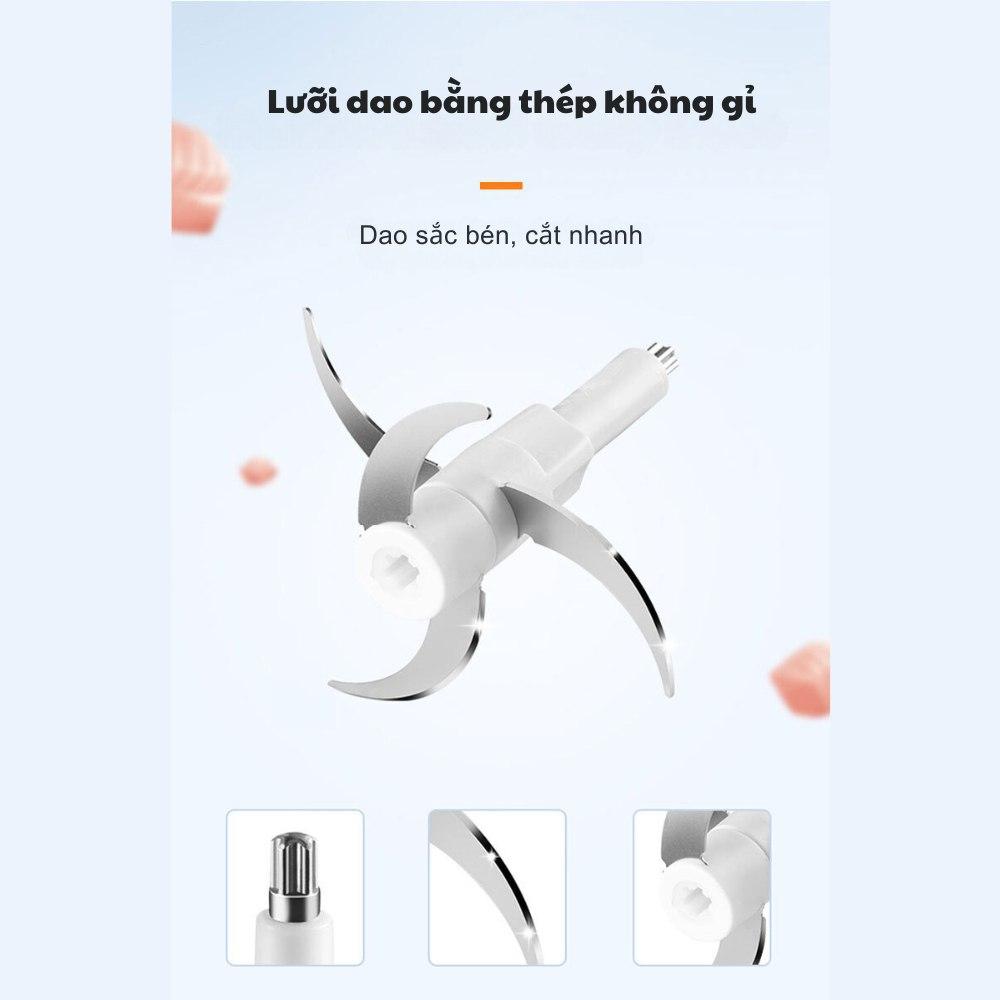 Máy xay thịt đa năng SOKANY SK-7036 công suất cao 750W, cối thủy tinh cao cấp xay nhuyễn mọi thực phẩm - HÀNG CHÍNH HÃNG - DELIYA