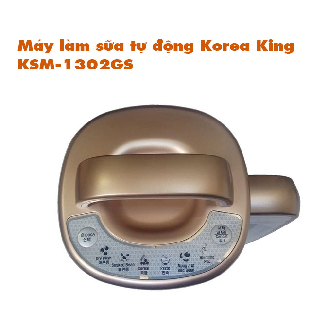 Máy làm Sữa hạt đa năng 1.3Lit Công suất 800W từ Hàn Quốc - Korea King KSM-1302GS, Tự động, tiết kiệm điện, an toàn - Hàng chính hãng