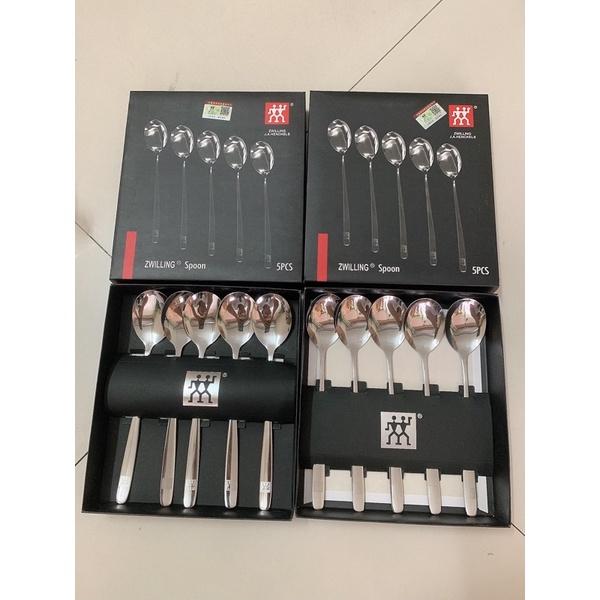 SET 5 THÌA INOX XUẤT ĐỨC