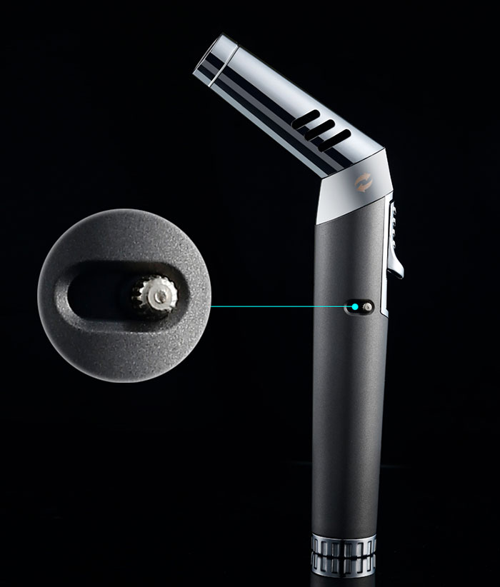 Vỏ Hột Quẹt Bật Lửa Gas Jobon ZB-317 Khò 1 Tia Vòi Xoay 50 Độ - Nhiều Màu