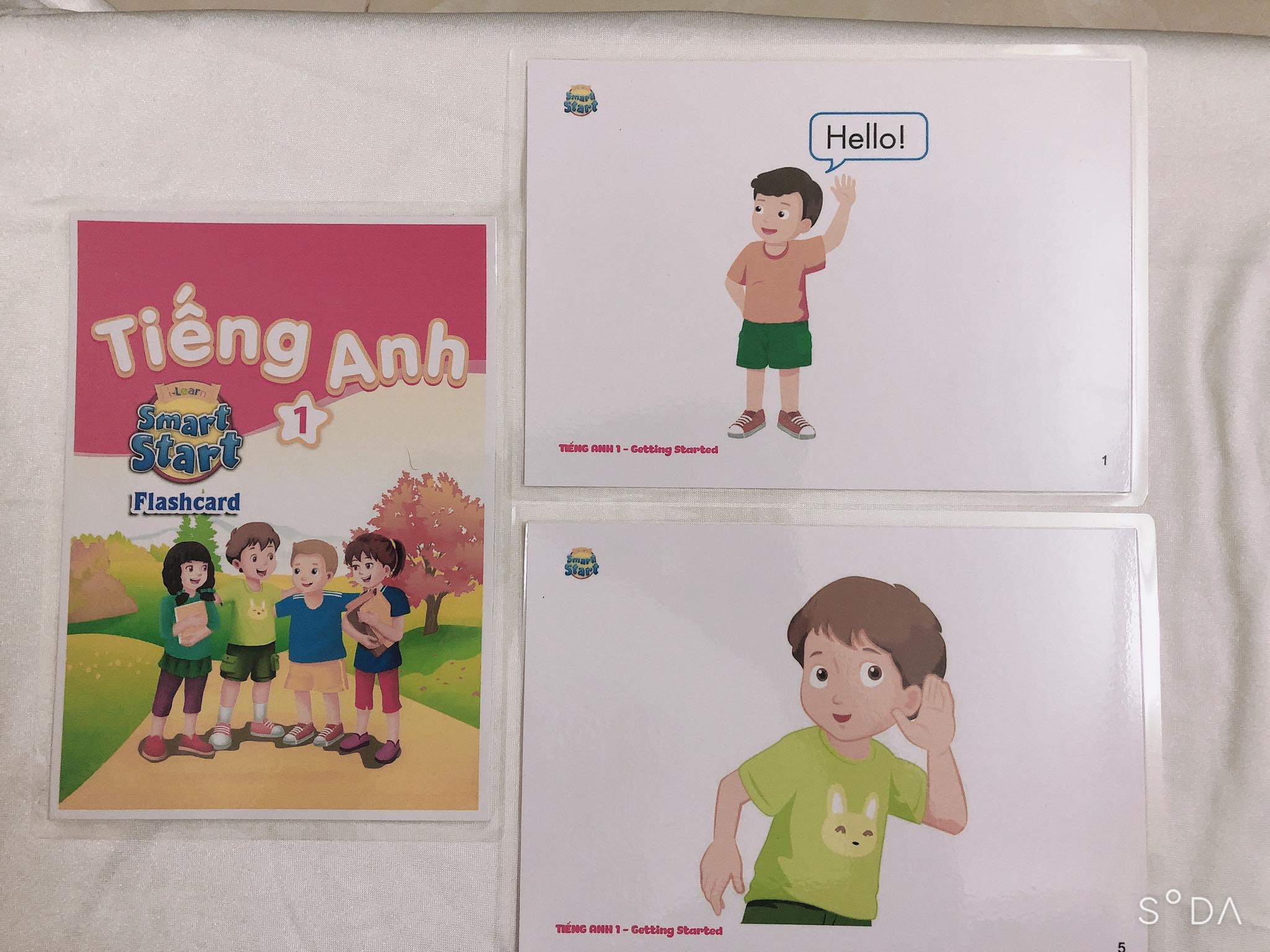 FLASHCARD TIẾNG ANH LỚP 1 (smart start) Ép Platics Bền Đẹp