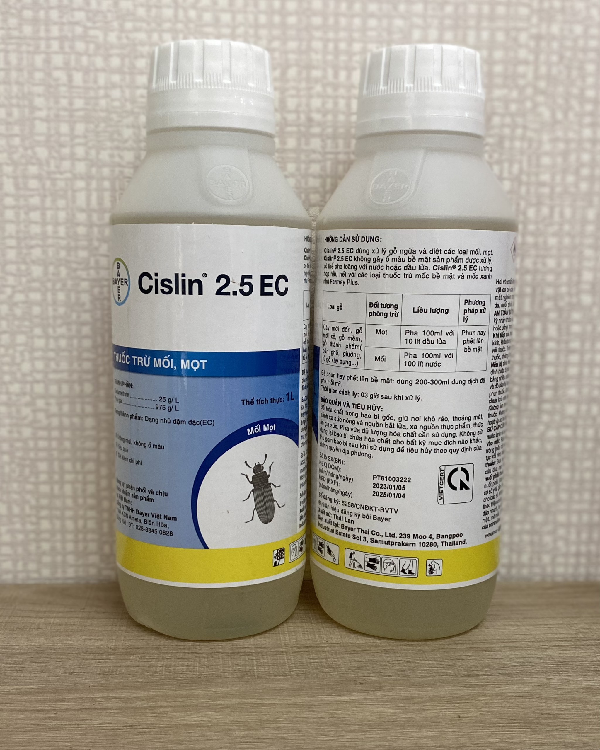 Thuốc diệt mối, mọt gỗ CISLIN 2.5EC - chai 1000ml