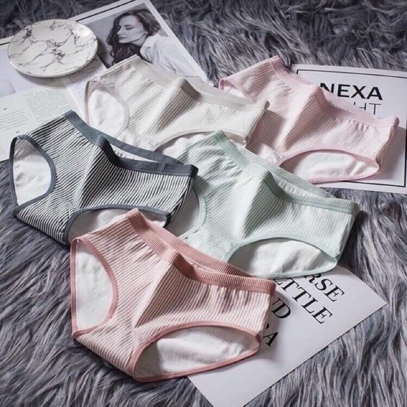 10 QUẦN LÓT COTTON KẺ 031
