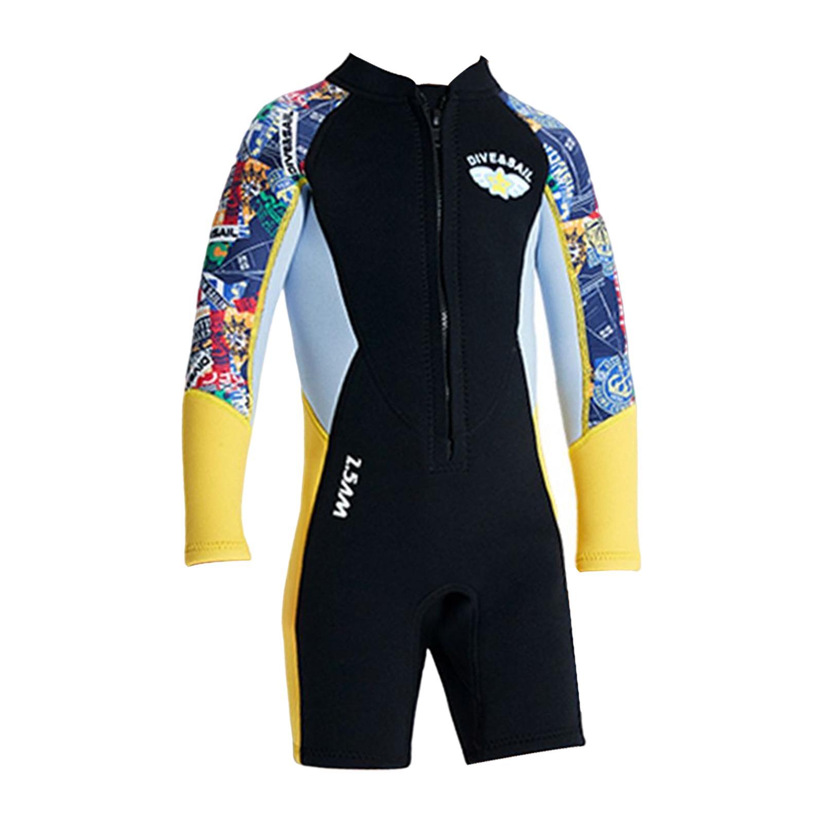 2.5mm Neoprene Wetsuit Kids  Thermal Swimsuit for Surfing