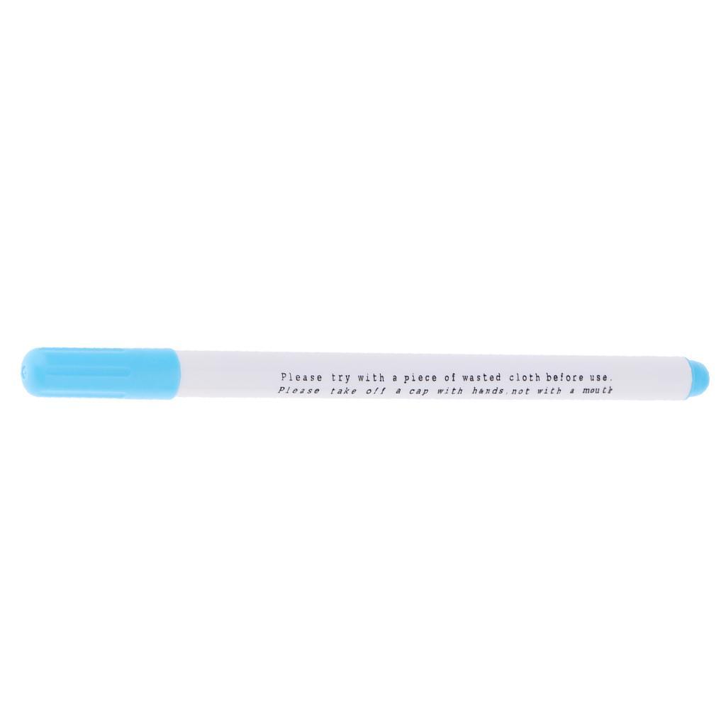 10pcs Water Erasable Soluble Pens Tailor Fabric Marker Pen Sewing Craft Blue