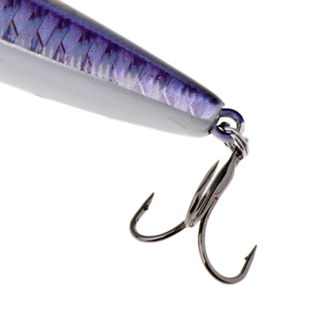 Fishing Lure Bait 7.5cm-2.95"/10g Lead Fish Baits Nickel Jigging Silver