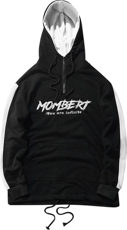 Áo Hoodie Unisex Mombert Tay Sọc Trắng AHDT617