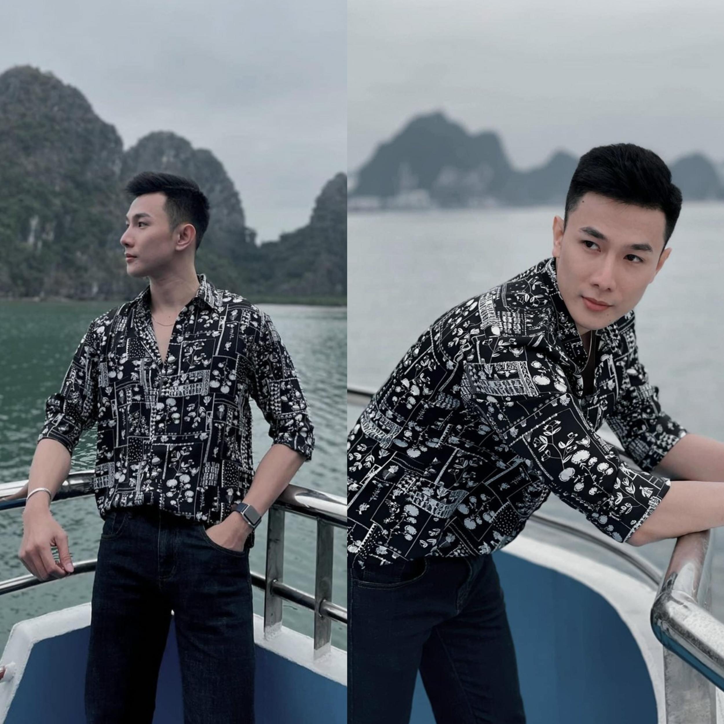 Áo sơ mi nam tay dài vải lụa cao cấp S02