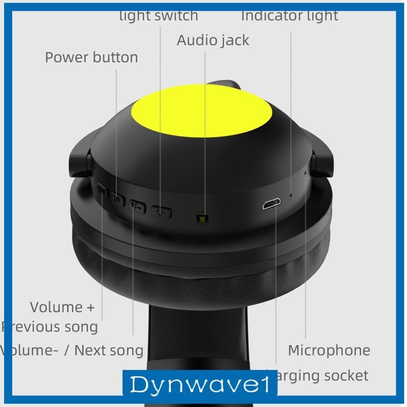 Tai Nghe Chơi Game Kết Nối Không Dây Bluetooth 5.0 Chống Ồn Hoạ Tiết Tai Mèo Dễ Thương Cho Bé Gái