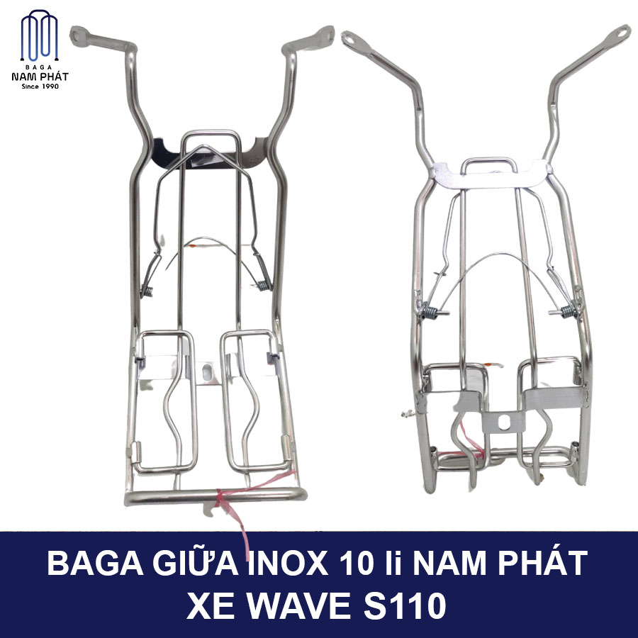 Baga giữa 10 li Wave S110 Inox / 7 Màu  Nam Phát