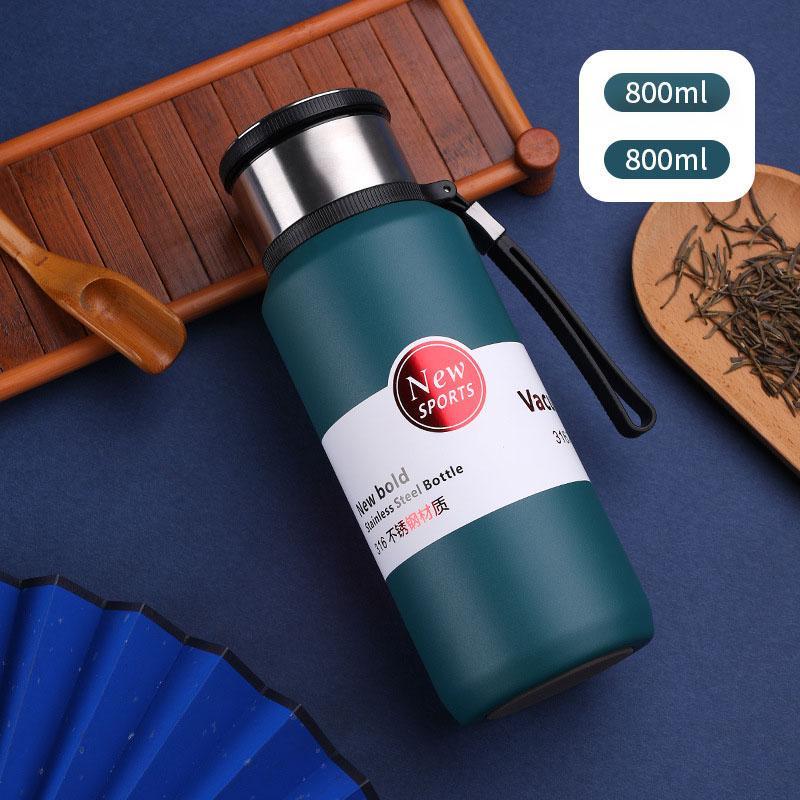 [SGFS232] Bình Nước Giữ Nhiệt 1000ml / 1500ml Bằng Thép Không Gỉ Hai Lớp Kèm Đồ Lọc Dung Tích Lớn